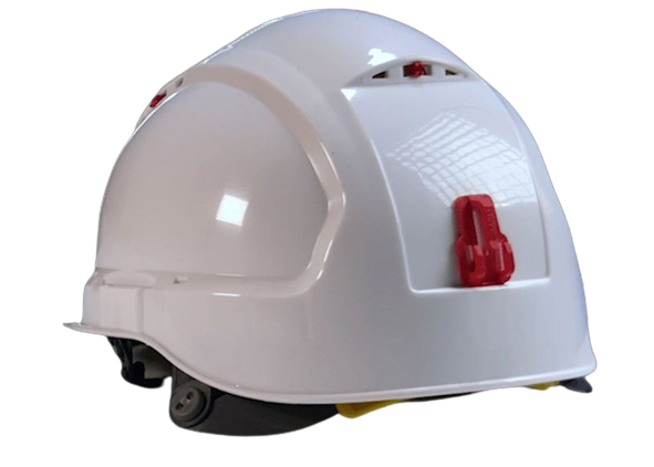 Каска белая «RFI-7 Titan Rapid» (храповик)