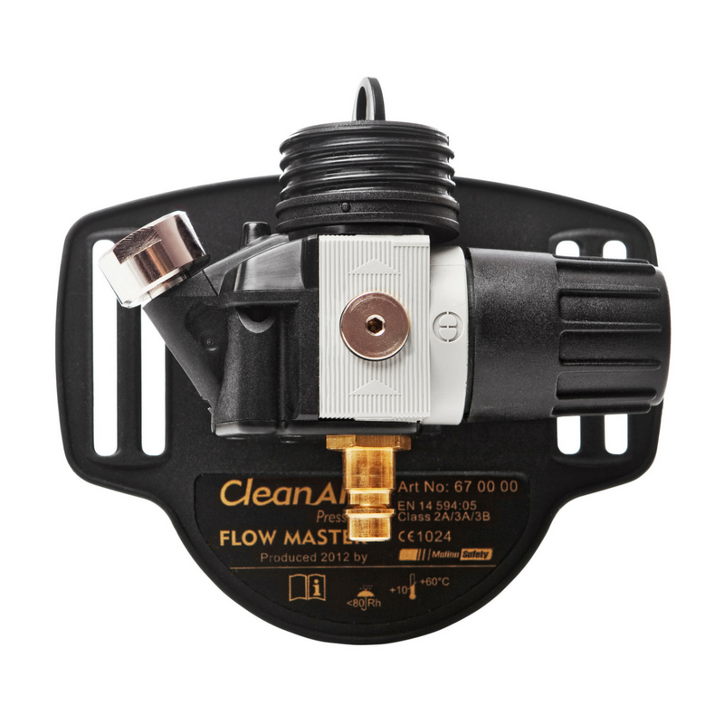 Регулятор расхода воздуха "CleanAIR® Pressure Flow MASTER" (поясной ремень, индикатор расхода воздуха)