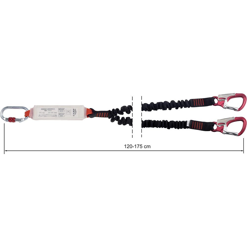 Строп страховочный «SHOCK ABSORBER REWIND DOUBLE» двойной 
