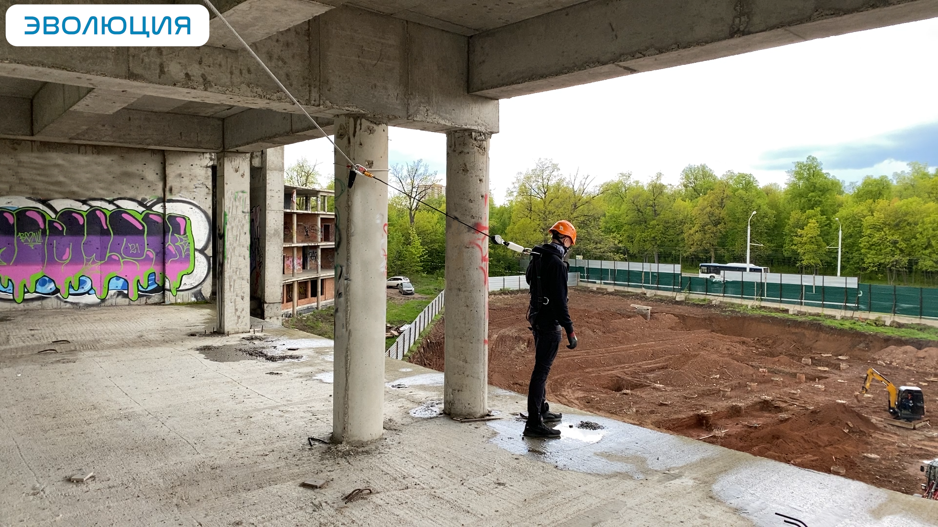 Комплект горизонтальной анкерной линии BATILIGNE 15 метров