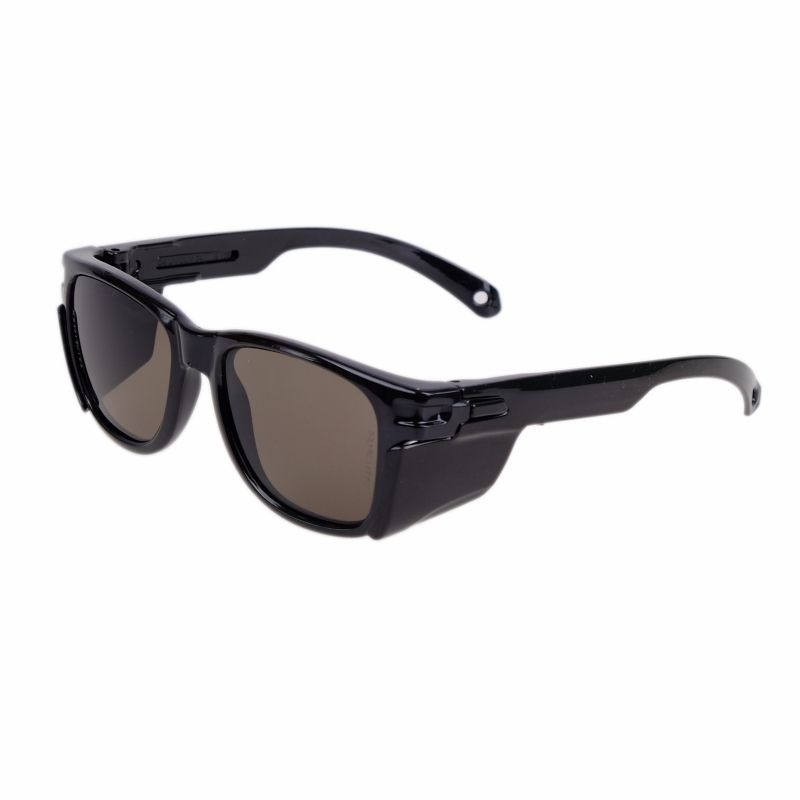 Очки защитные «О80 Зебра» StrongGlass (5-3,1 PC) тёмно-серое стекло