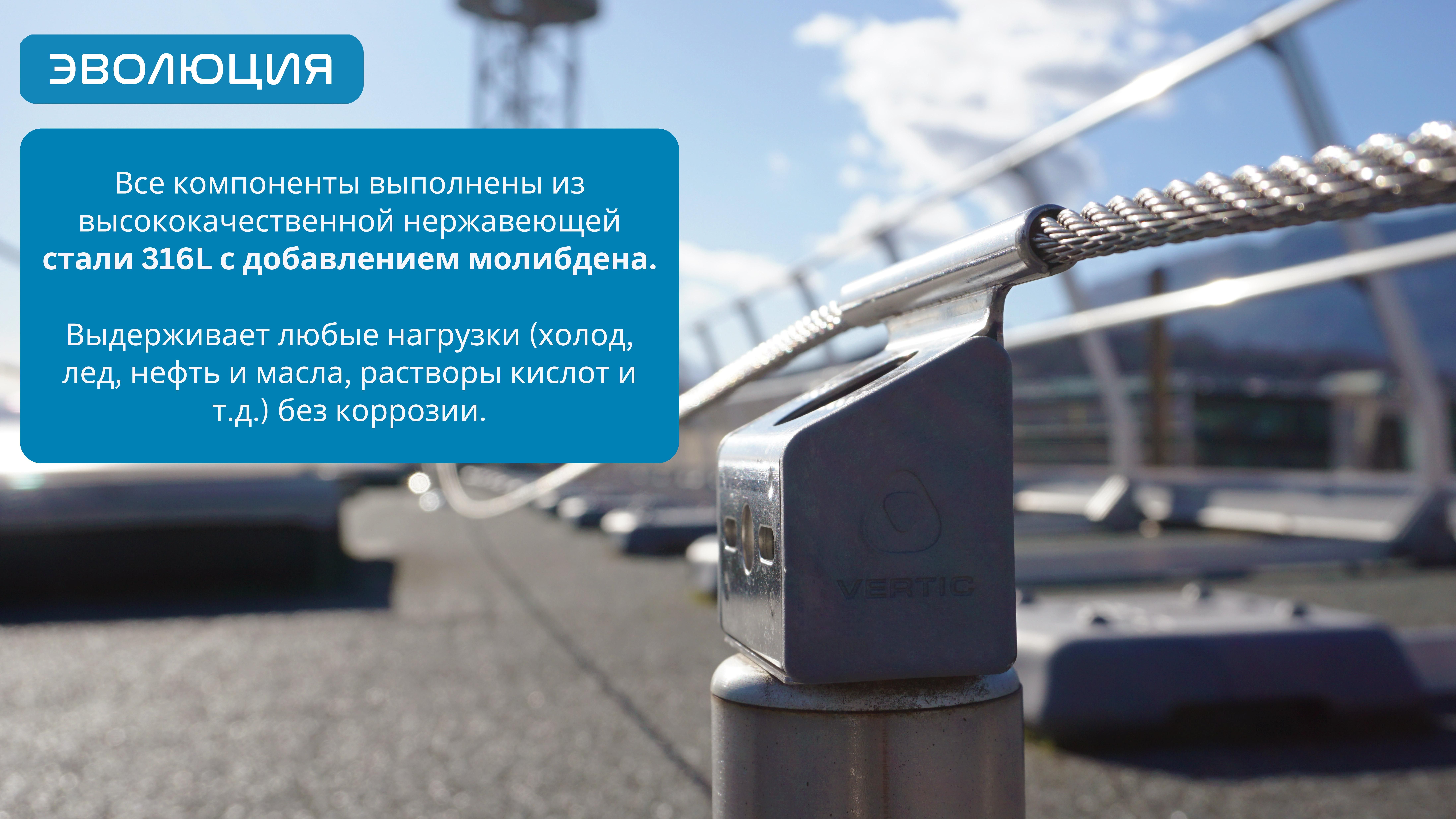 Бетонная кровля. Анкерные линии