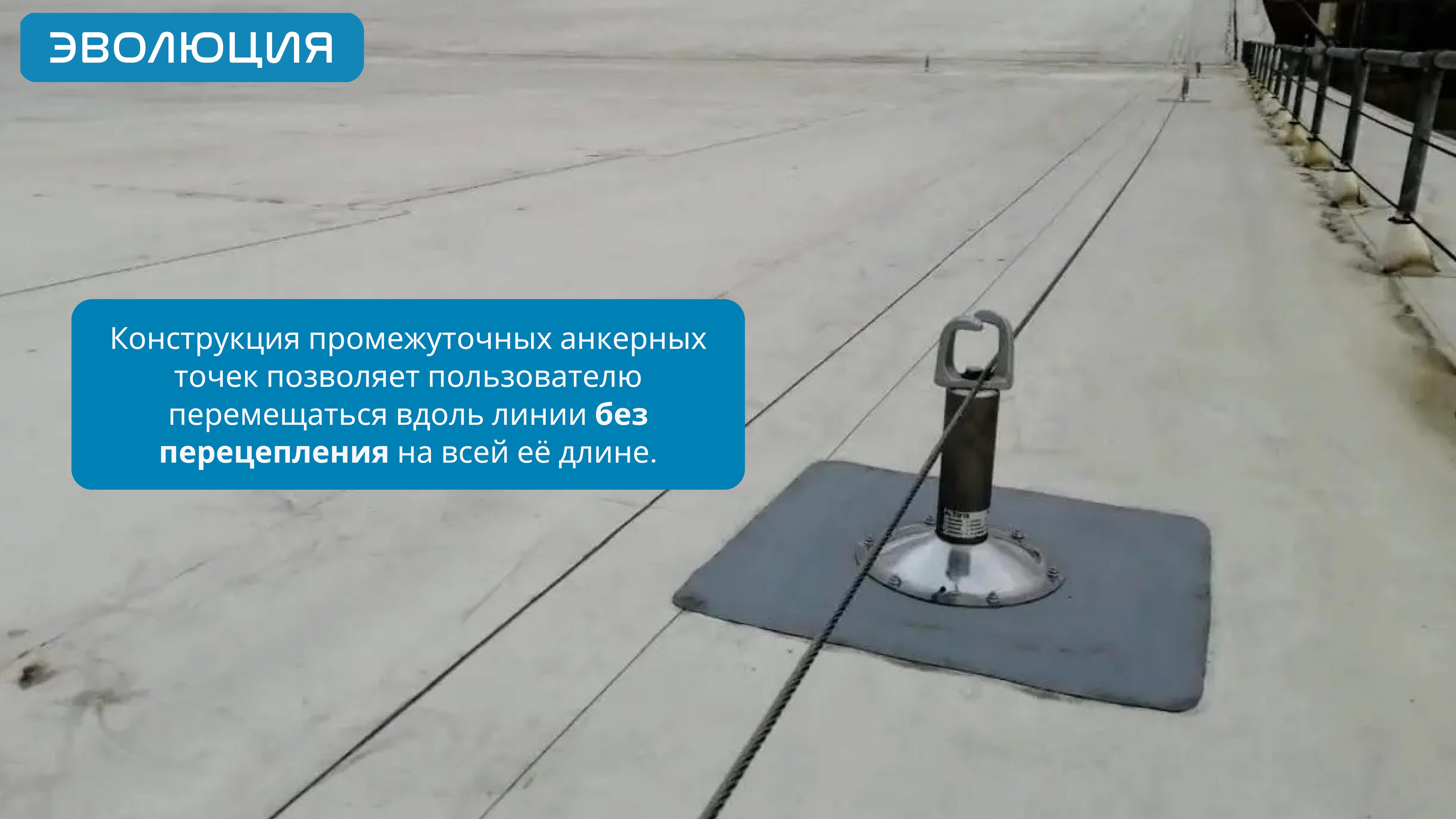ПВХ-кровля. Анкерные линии
