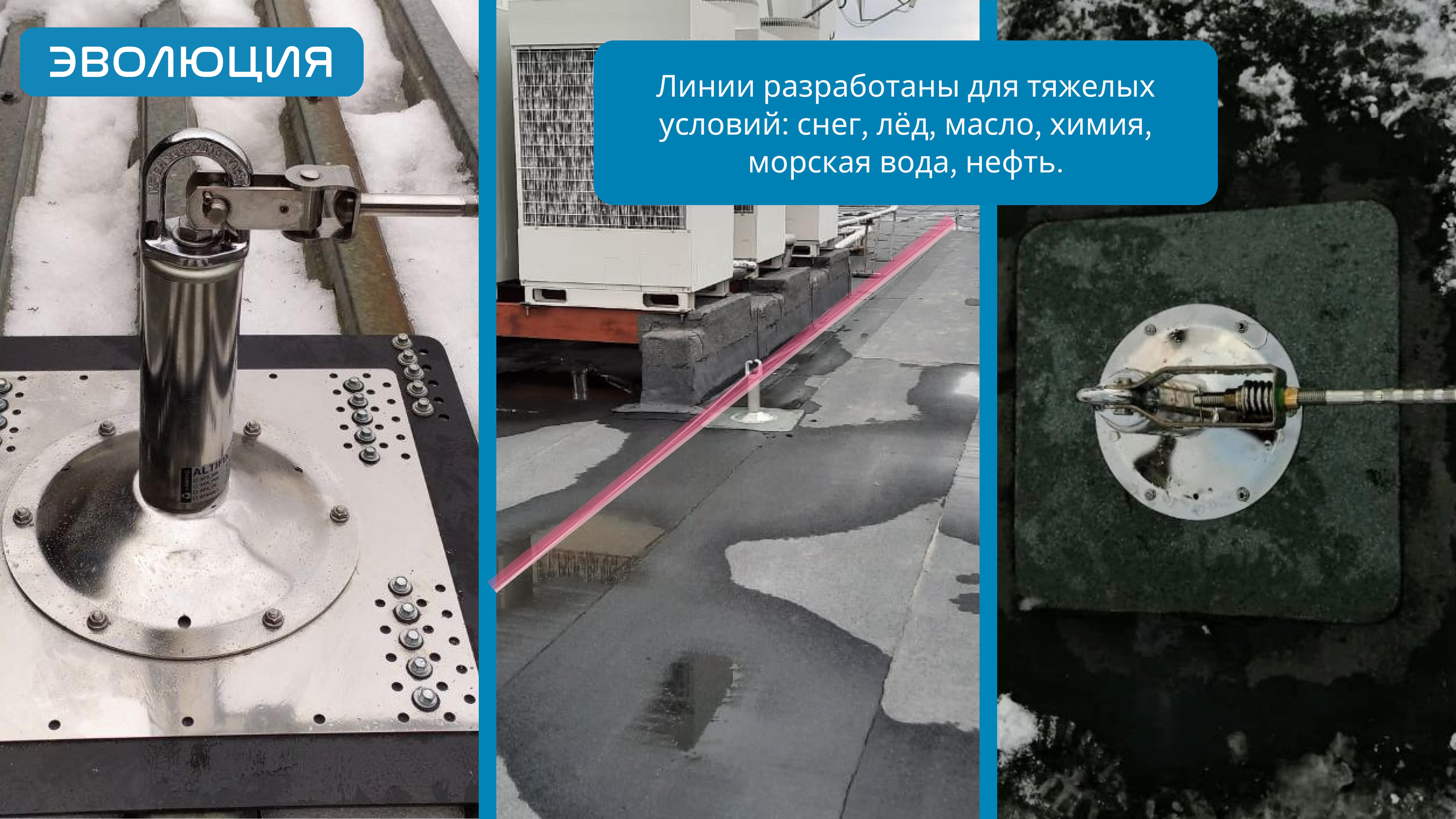 ПВХ-кровля. Анкерные линии