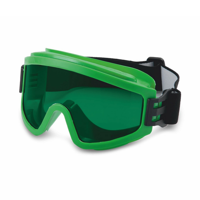 Очки закрытые газосварщика «ЗН11 Panorama» Strong Glass (3 РС) зеленые