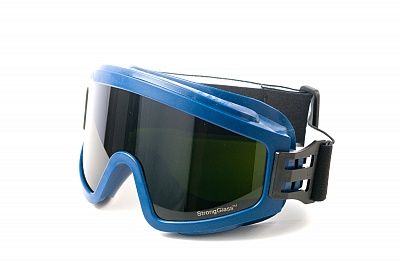 Очки закрытые газосварщика «ЗН11 Panorama» Strong Glass (6 РС) темно - зеленый