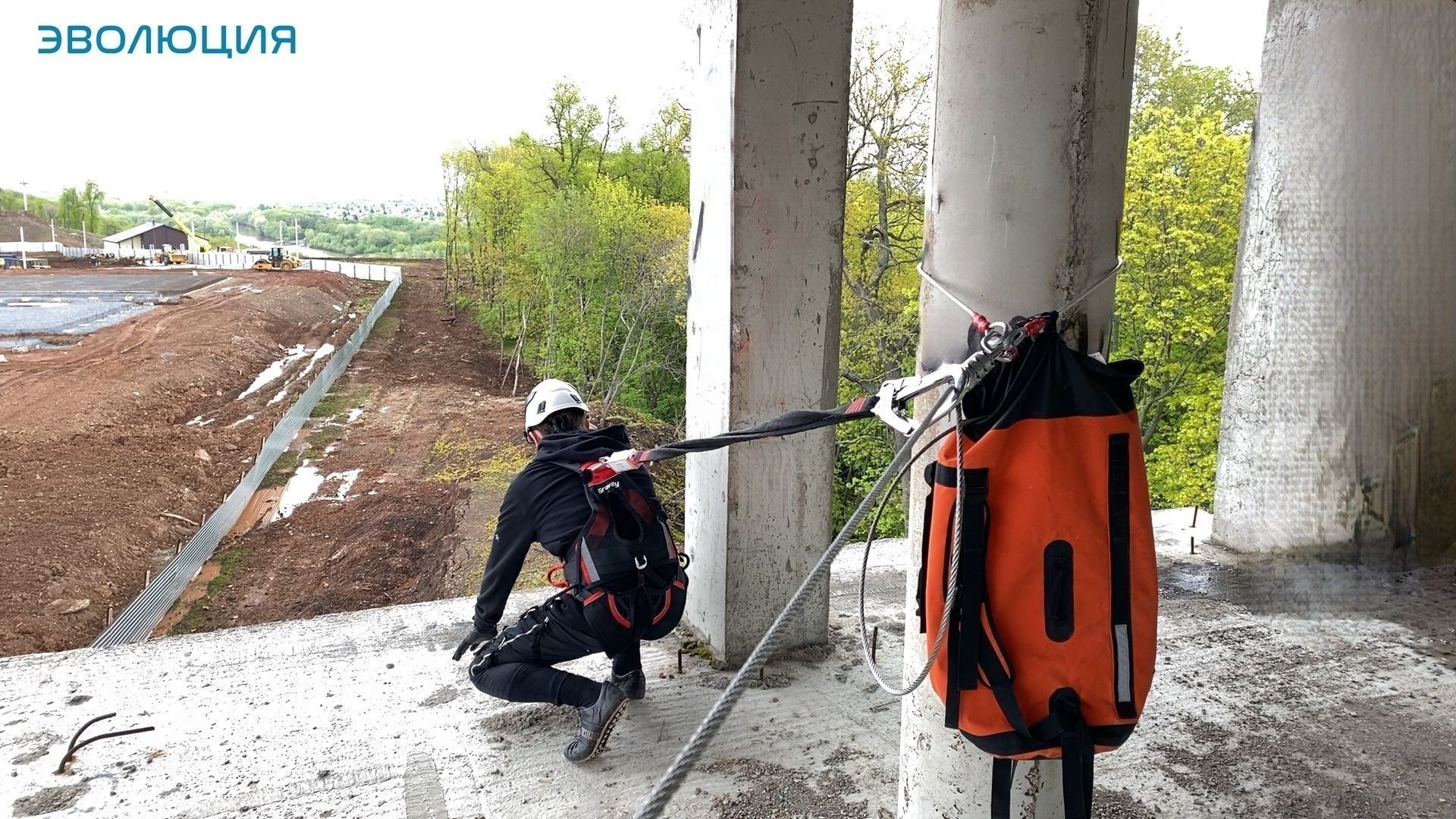 Комплект горизонтальной анкерной линии BATILIGNE 15 метров