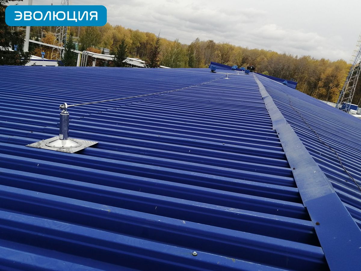 Профнастил. Анкерная линия