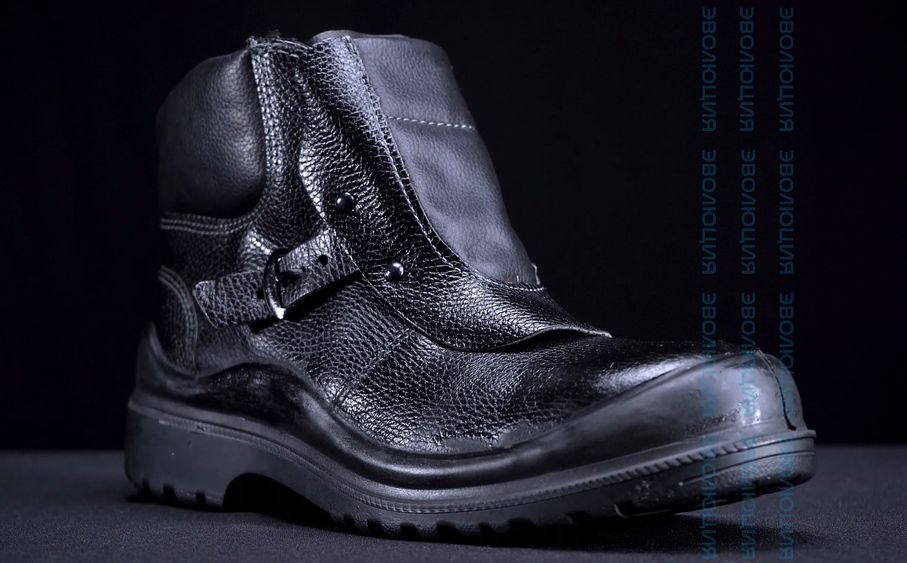 Ботинки сварщика «C90» (кожа, ПУ/Нитрил)