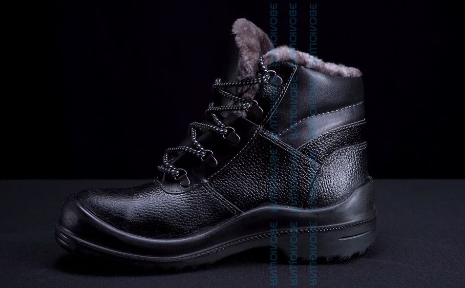 Ботинки «С22» утепленные для ИТР (кожа, натуральный мех, ПУ-ТПУ)