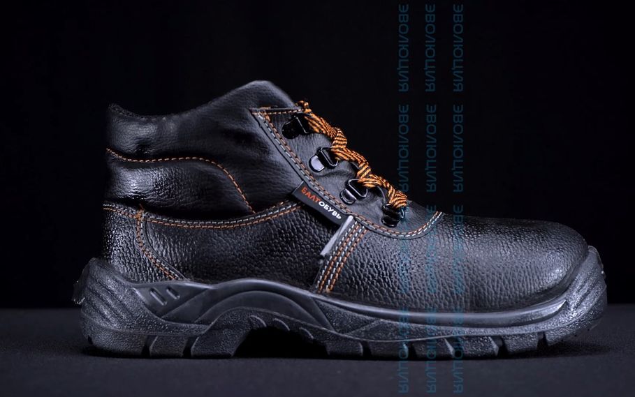 Ботинки рабочие «3208» (кожа, ПУ)