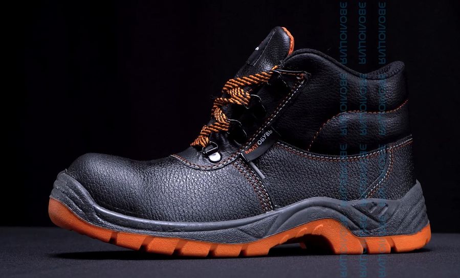 Ботинки рабочие «5208К» (кожа, ПУ-ТПУ)