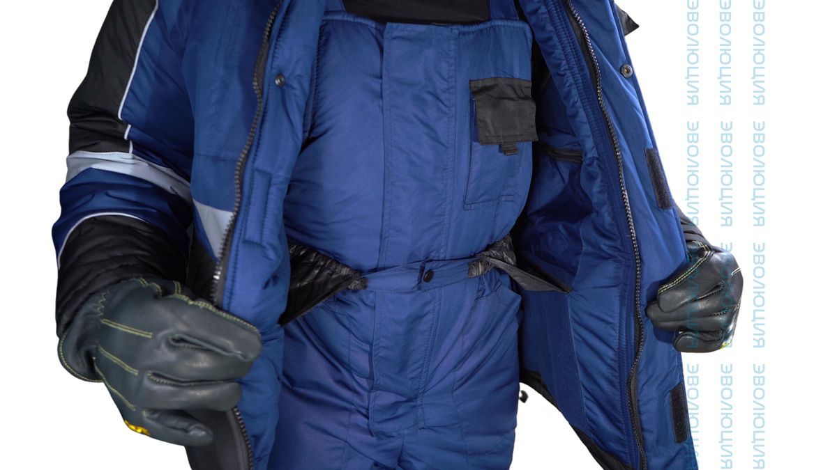 Костюм утепленный «Север-3» с флисом, куртка, полукомбинезон