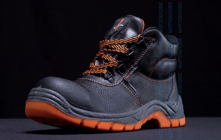 Ботинки рабочие «5208К» (кожа, ПУ-ТПУ)