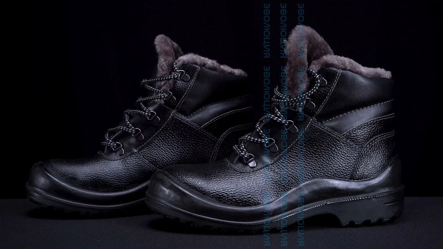 Ботинки «С22» утепленные для ИТР (кожа, натуральный мех, ПУ-ТПУ)