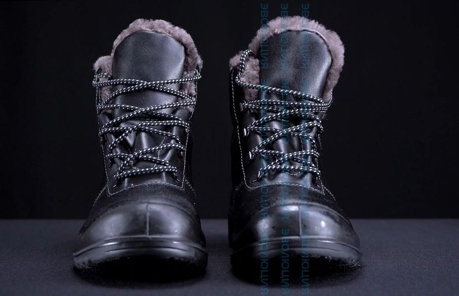 Ботинки «С22» утепленные для ИТР (кожа, натуральный мех, ПУ-ТПУ)