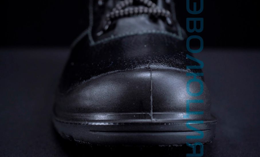 Ботинки рабочие «С22» (кожа, ПУ-Нитрил)