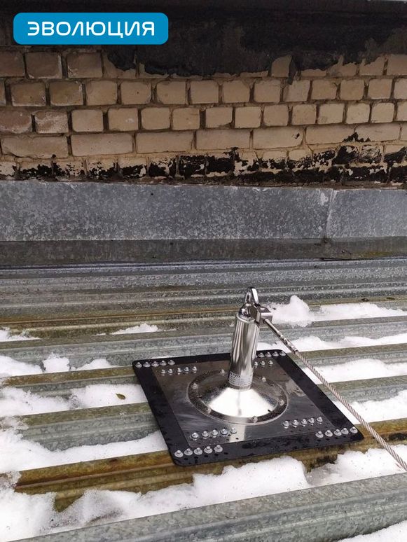 Профнастил. Анкерная линия