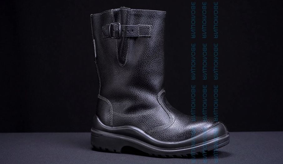 Сапоги утепленные «С35» (кожа, натуральный мех, ПУ-Нитрил)