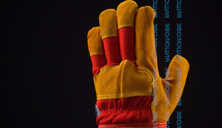 Перчатки комбинированные утепленные « Siberia» спилковые 