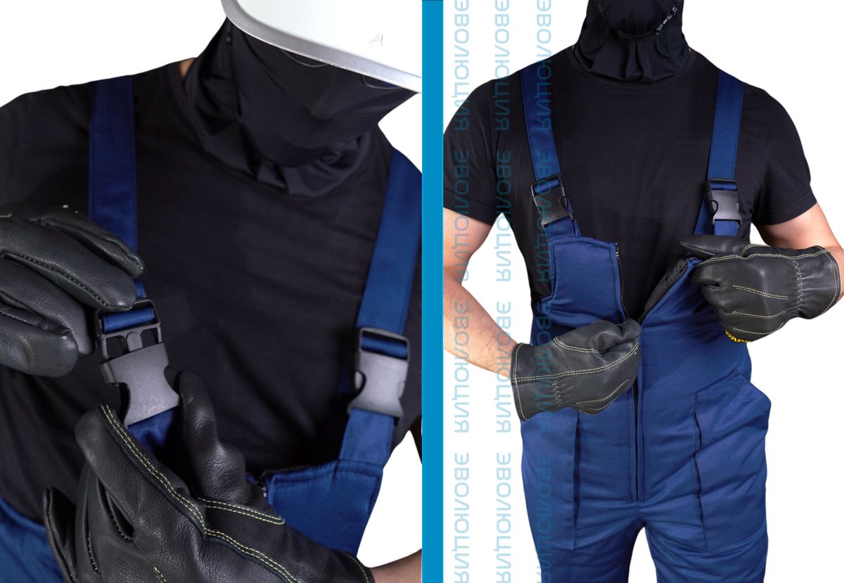 Костюм утепленный «Монтажник Плюс» куртка, полукомбинезон