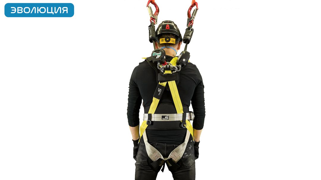 Двойное блокирующее устройство «НВ-02 трос», 2 м, карабин 63 мм