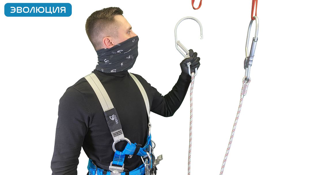 Строп страховочный «аВ22р 80» двойной регулируемый