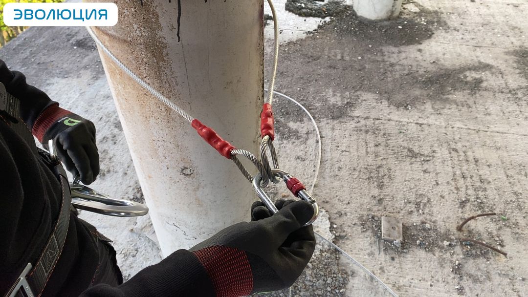 Комплект горизонтальной анкерной линии BATILIGNE 15 метров