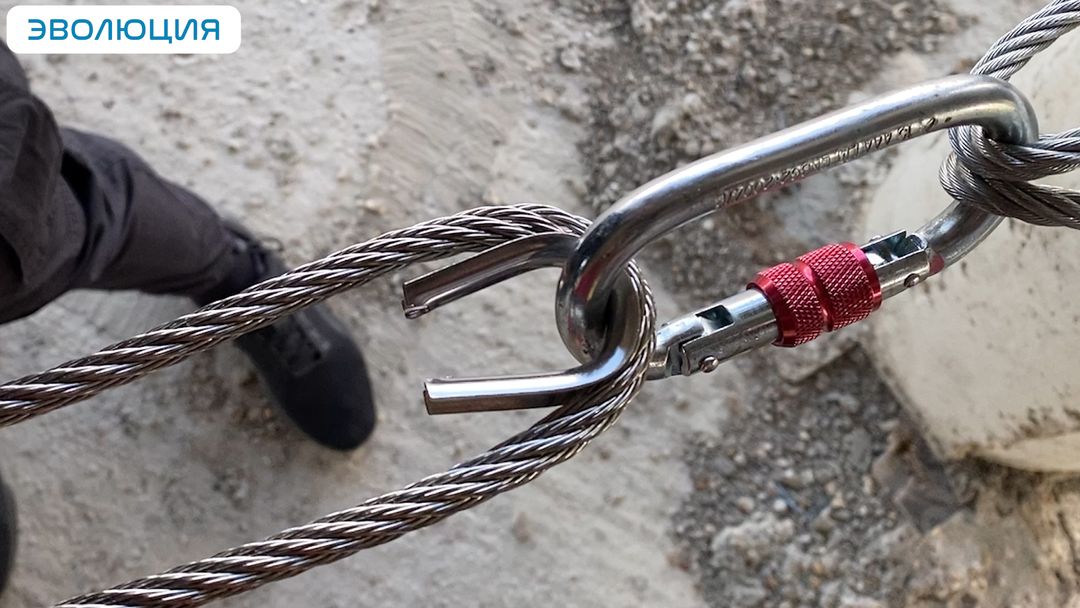 Комплект горизонтальной анкерной линии BATILIGNE 15 метров