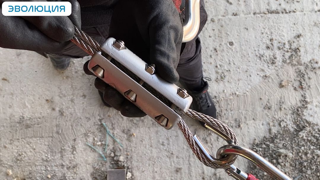 Комплект горизонтальной анкерной линии BATILIGNE 15 метров