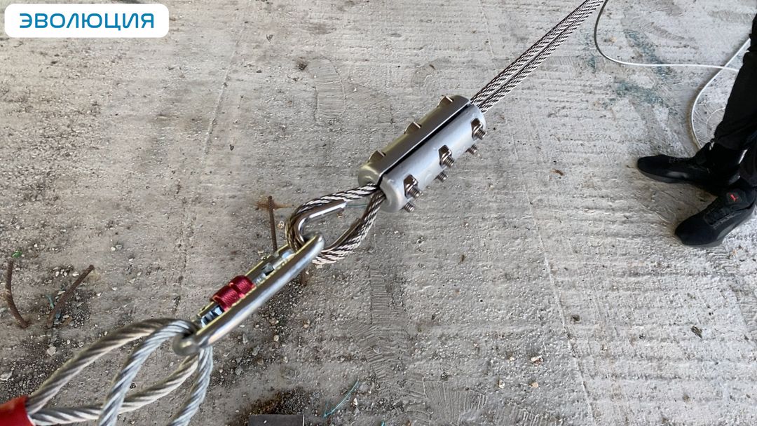 Комплект горизонтальной анкерной линии BATILIGNE 15 метров