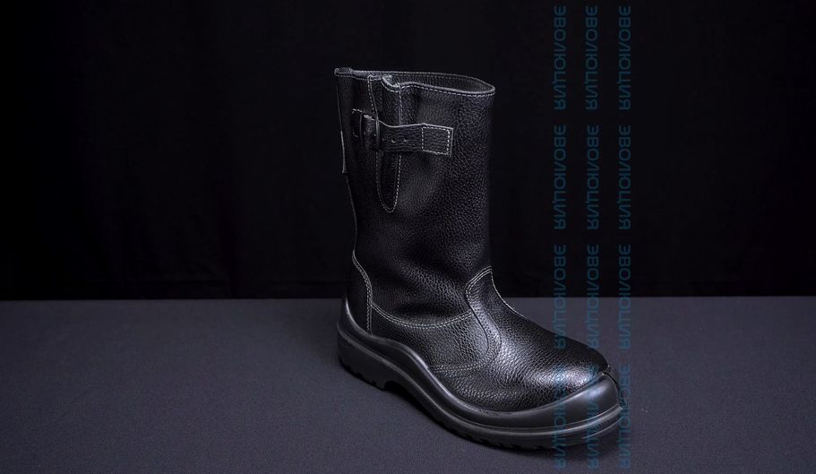 Сапоги утепленные «С35» (кожа, натуральный мех, ПУ-Нитрил)