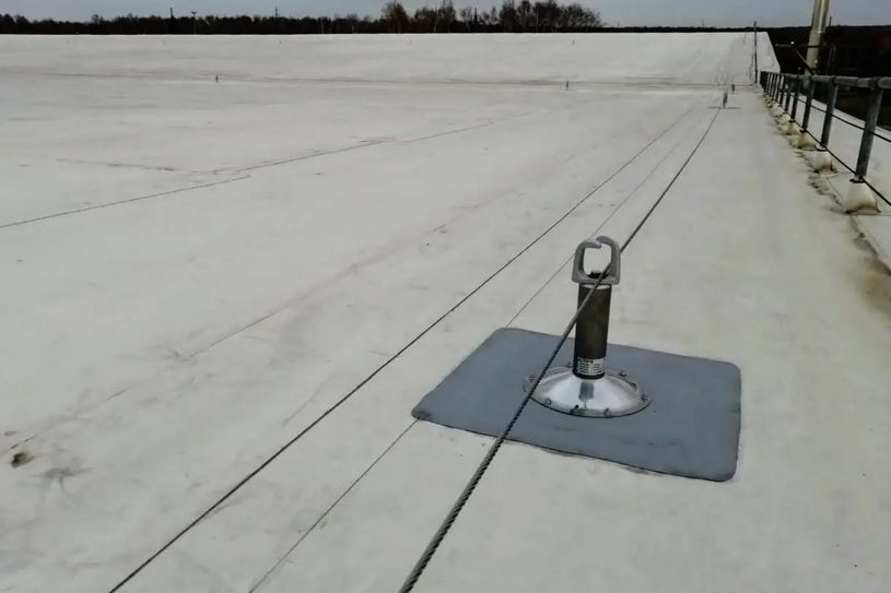 ПВХ-кровля. Анкерные линии