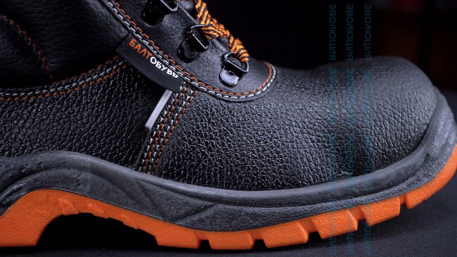 Ботинки рабочие «5208К» (кожа, ПУ-ТПУ)