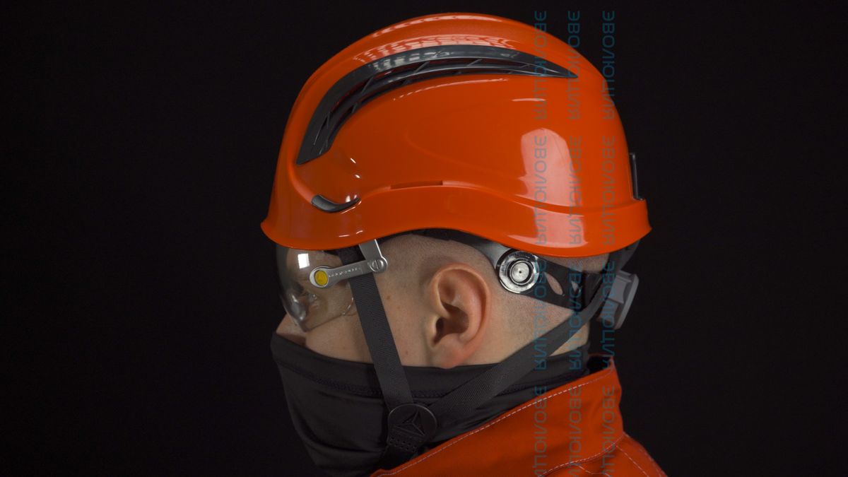 Очки защитные «Fuego» для защитных касок