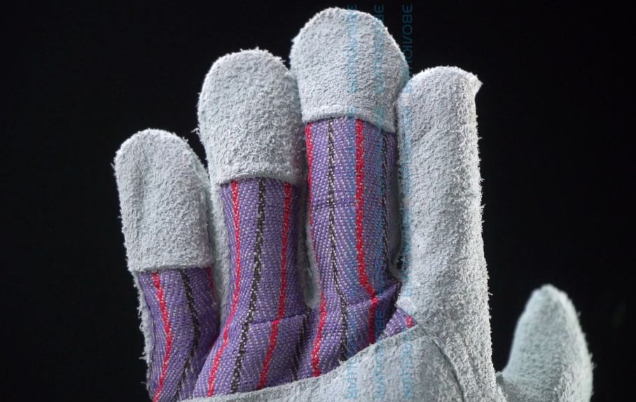 Перчатки комбинированные «0115» спилковые