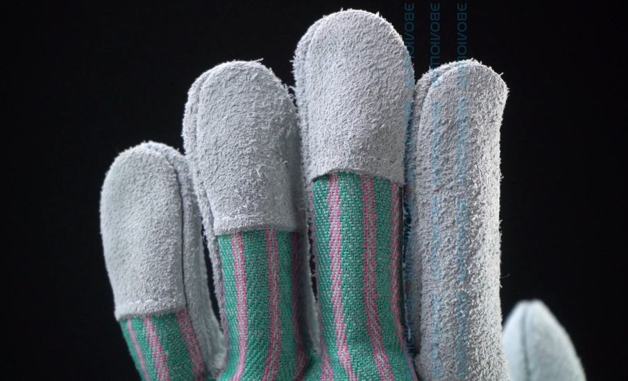 Перчатки комбинированные «0112» спилковые