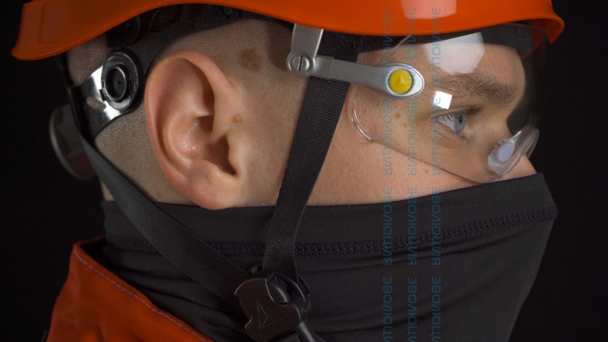 Очки защитные «Fuego» для защитных касок