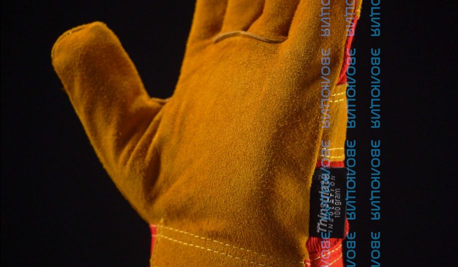 Перчатки комбинированные утепленные « Siberia» спилковые 