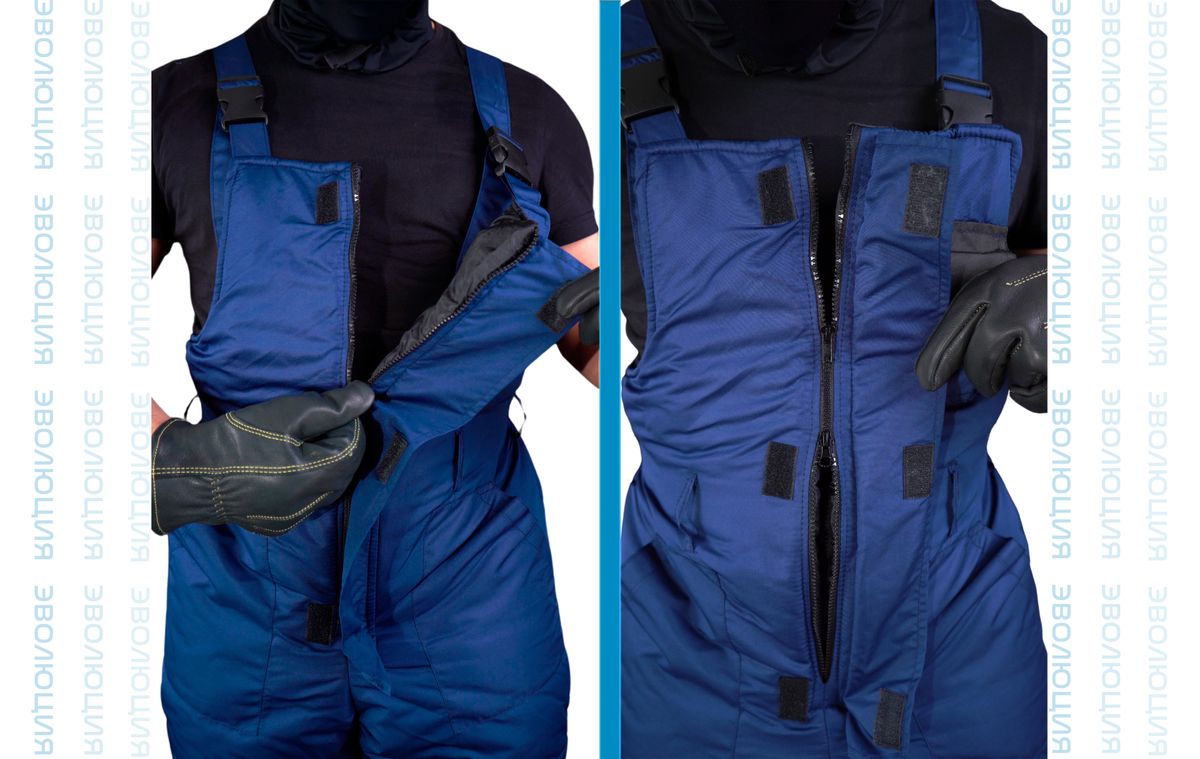 Костюм утепленный «Север-3» с флисом, куртка, полукомбинезон