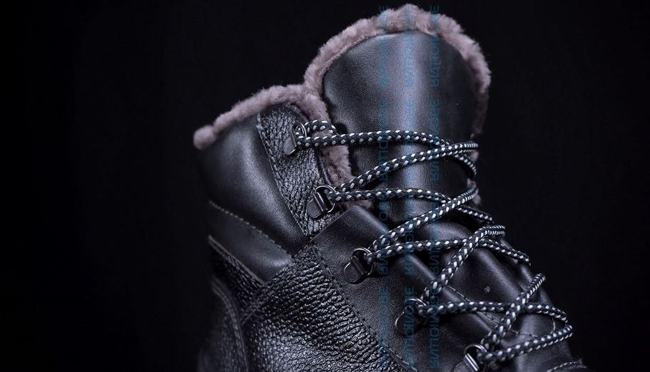 Ботинки «С22» утепленные для ИТР (кожа, натуральный мех, ПУ-ТПУ)