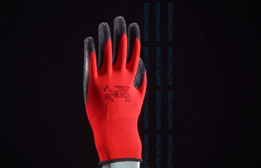 Перчатки нейлоновые «LatexFtex» с латексным покрытием