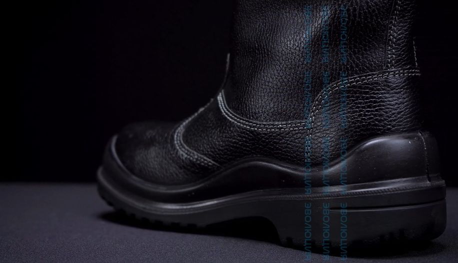 Сапоги утепленные «С35» (кожа, натуральный мех, ПУ-Нитрил)