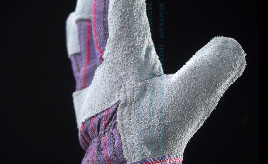 Перчатки комбинированные «0115» спилковые