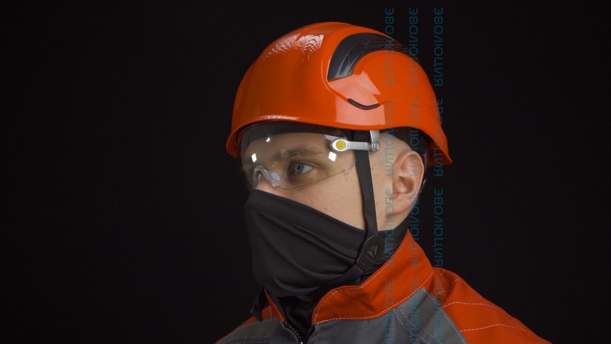 Очки защитные «Fuego» для защитных касок