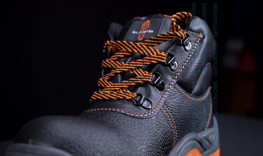 Ботинки рабочие «5208К» (кожа, ПУ-ТПУ)