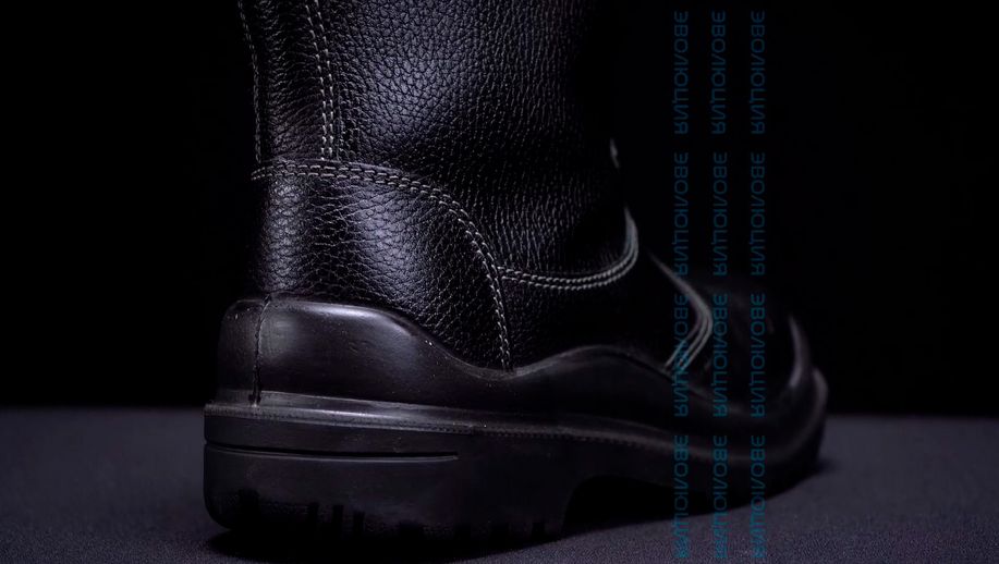 Сапоги утепленные «С35» (кожа, натуральный мех, ПУ-Нитрил)