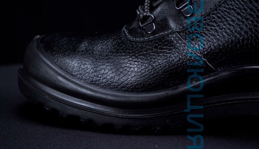 Ботинки рабочие «С22» (кожа, ПУ-Нитрил)