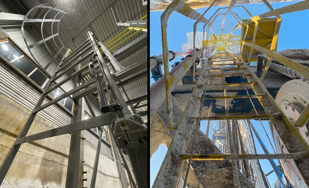 Анкерная линия для вертикальных лестниц