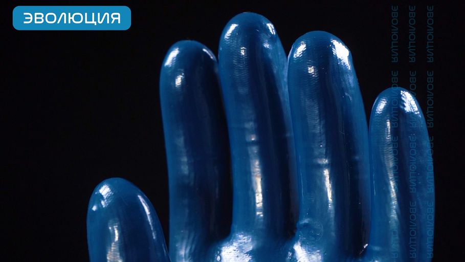 Перчатки нейлоновые «6595» с нитриловым покрытием